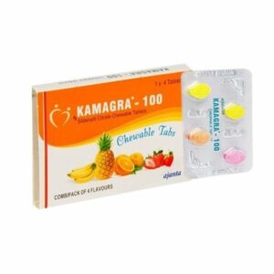 Kamagra Chewable – 100 mg- 4 tabs