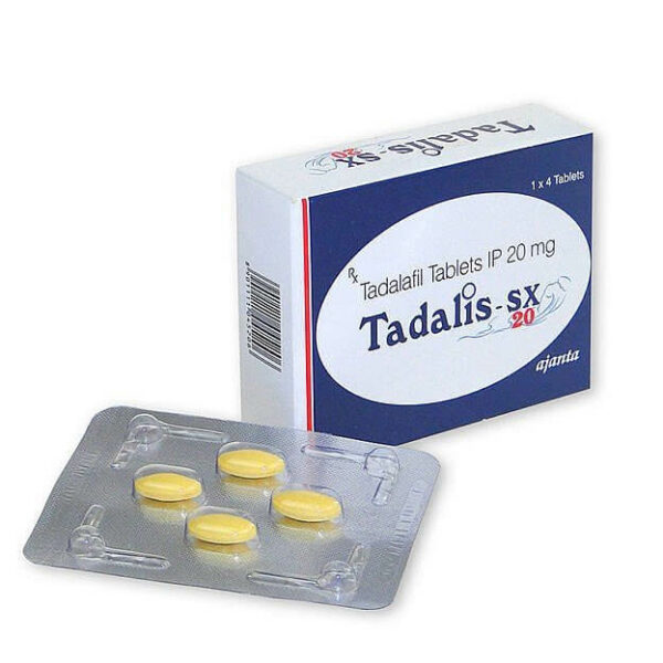Tadalis SX – 20 mg – 4 tabs