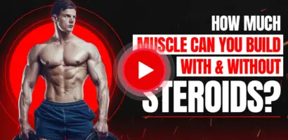 Jeff Nippard discusses muscle growth with and without steroids in a video breakdown.