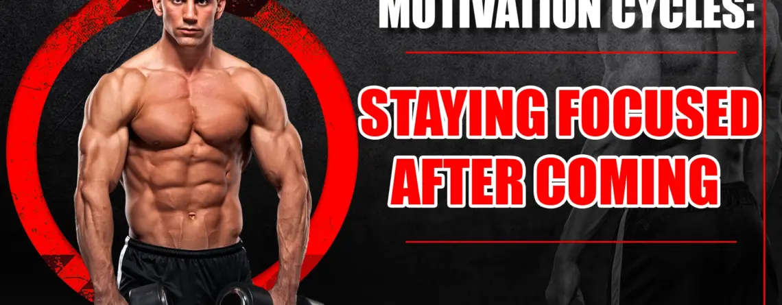 Athlete staying motivated in the gym after completing a steroid cycle