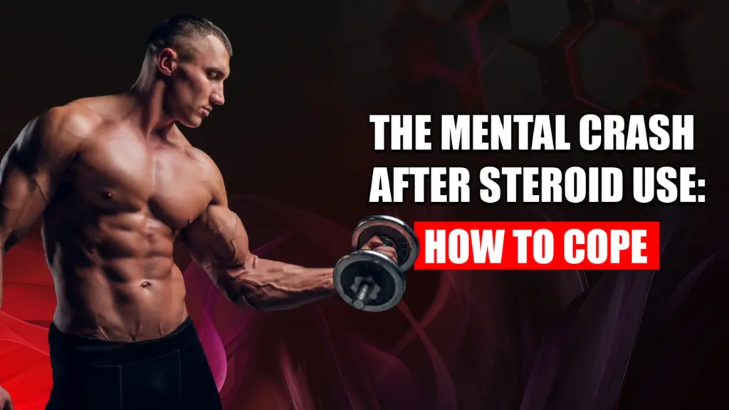 Person reflecting in the gym while experiencing the mental crash after steroids, symbolizing recovery, resilience, and emotional strength.