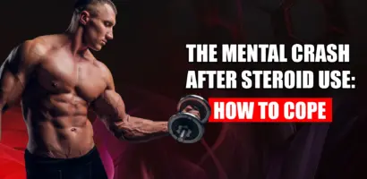 Person reflecting in the gym while experiencing the mental crash after steroids, symbolizing recovery, resilience, and emotional strength.