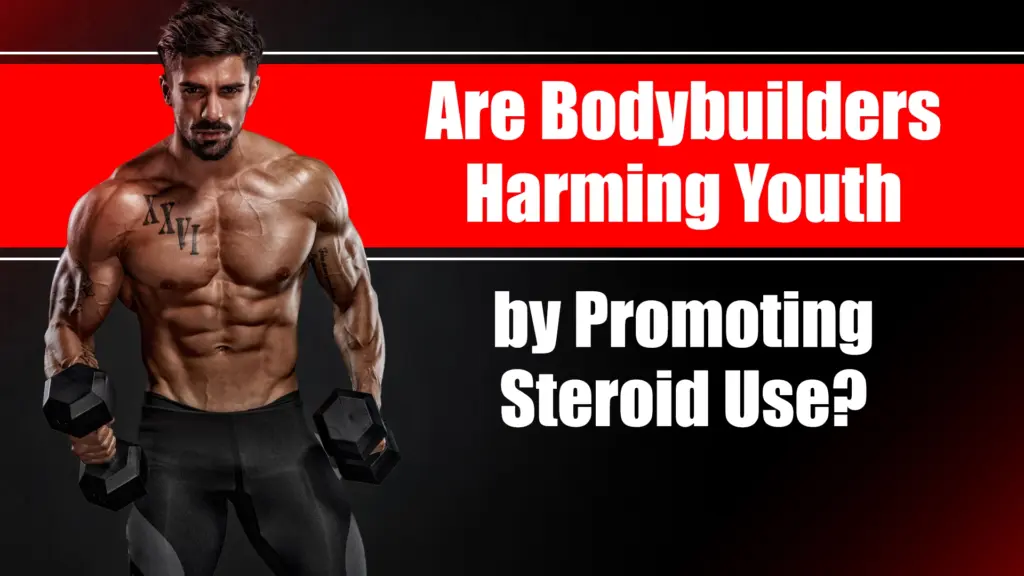 Young athlete influenced by bodybuilders promoting steroid use