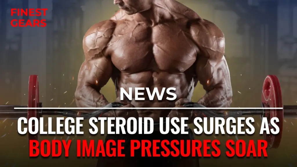 College students using gym equipment amid growing steroid use trend