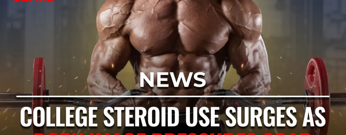 College students using gym equipment amid growing steroid use trend