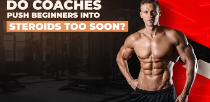 fitness coach guiding beginners about steroid risks in bodybuilding training