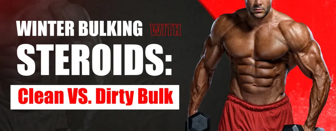 Bodybuilder winter bulking with steroids during clean and dirty bulk training