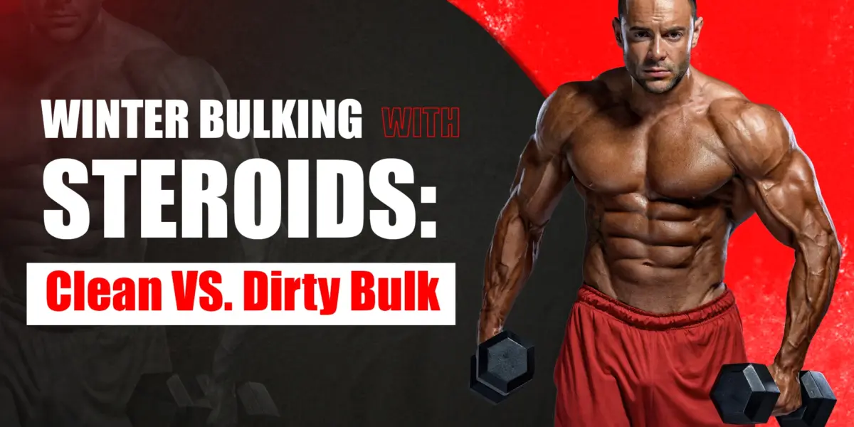 Bodybuilder winter bulking with steroids during clean and dirty bulk training
