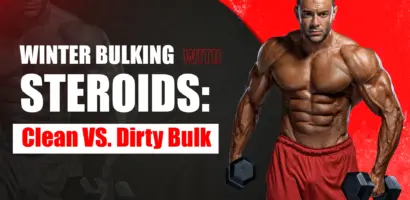 Bodybuilder winter bulking with steroids during clean and dirty bulk training