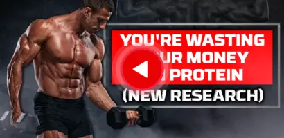 Jeremy Ethier explaining protein research findings about muscle growth