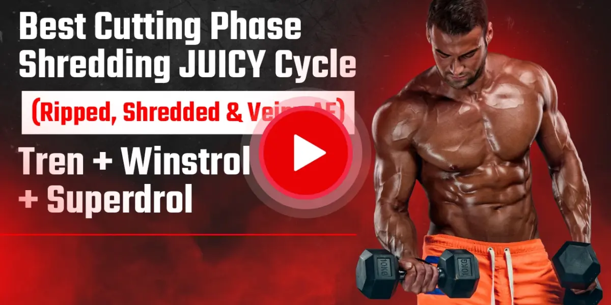 VigorousSteve demonstrating cutting phase cycle with Trenbolone, Winstrol, and Superdrol for shredded and veiny results