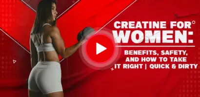 Dr. Tyna Moore explaining the benefits and safe use of creatine for women.