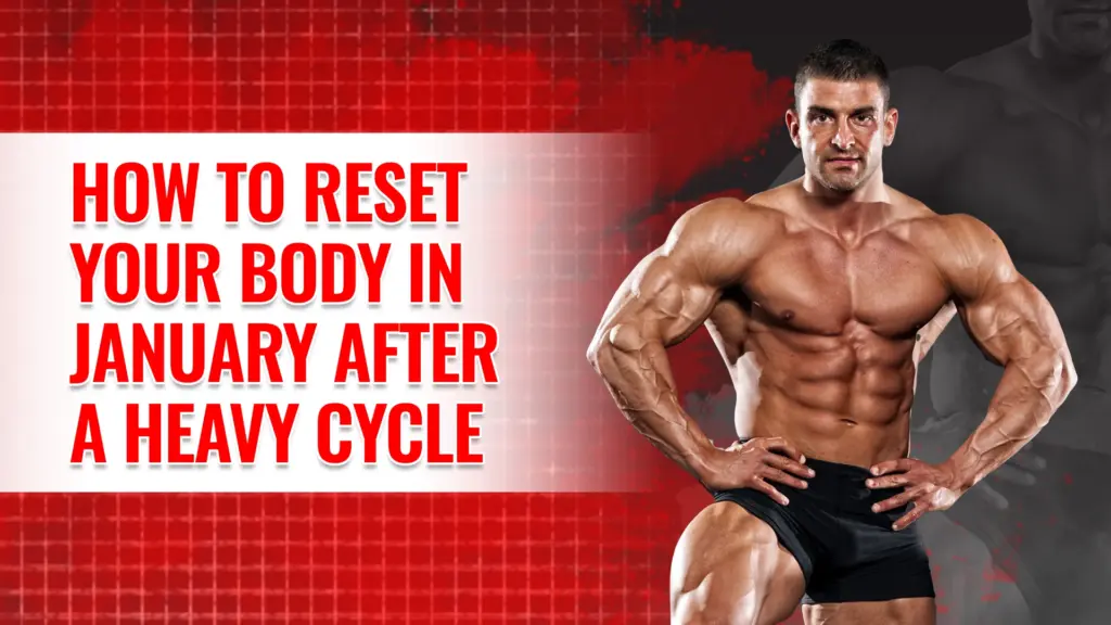 athlete recovering in January after a heavy steroid cycle with focus on health, detox, and post-cycle therapy