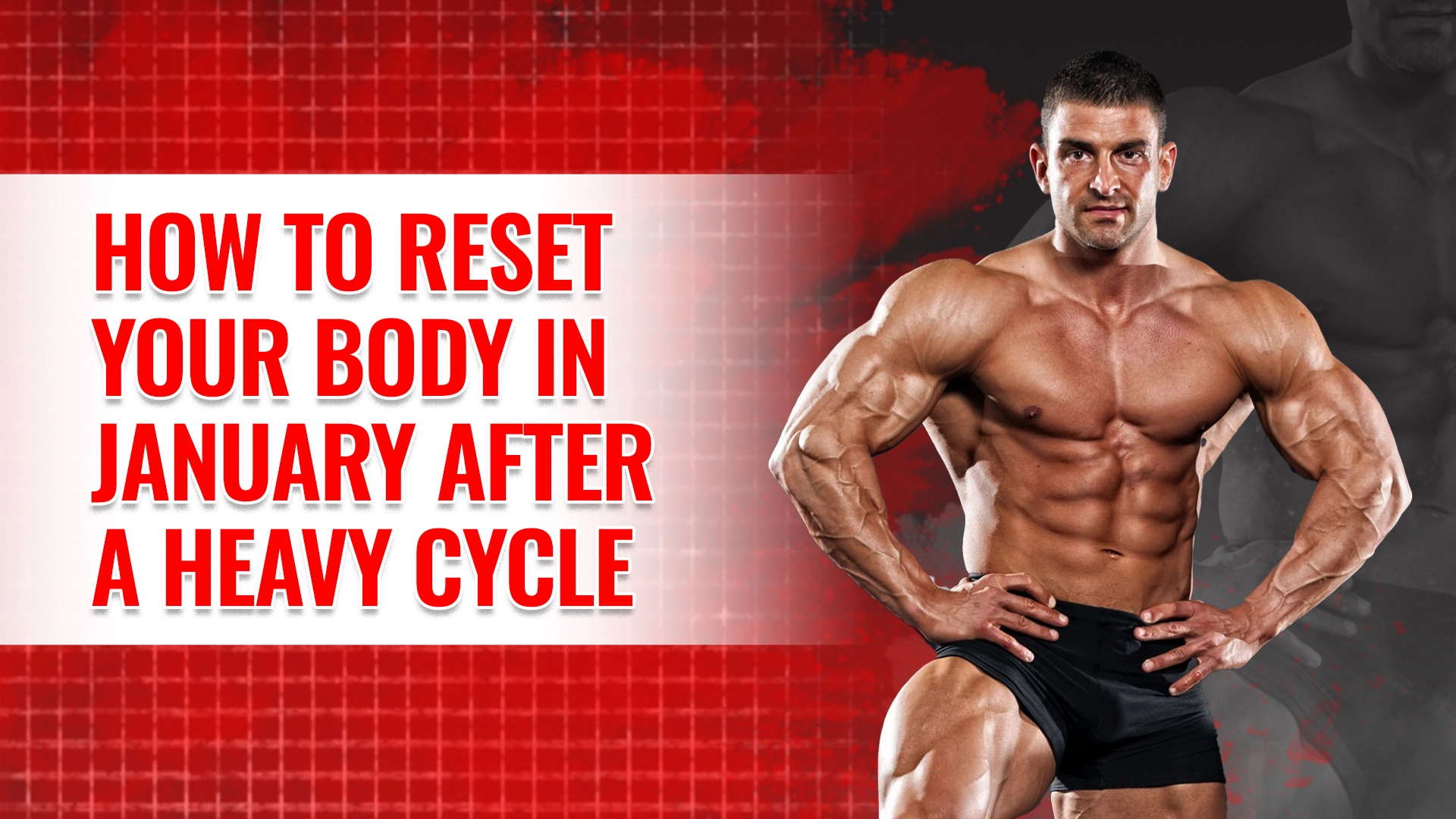 athlete recovering in January after a heavy steroid cycle with focus on health, detox, and post-cycle therapy