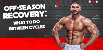 Athlete focusing on off-season recovery to restore hormones and support organ health between steroid cycles