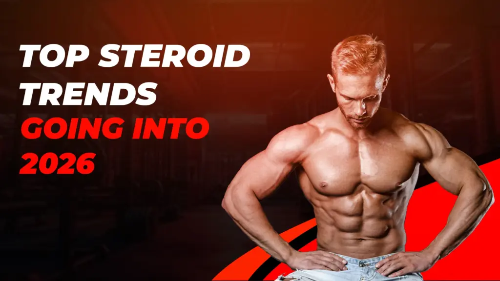 Bodybuilder analyzing 2026 steroid trends and performance-enhancement strategies