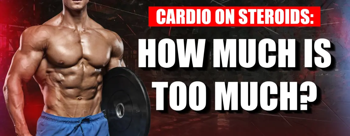 Vlogger explaining safe cardio limits while using steroids and training in the gym