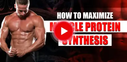 Thumbnail image showing tips to maximize muscle protein synthesis for better muscle growth and training results.
