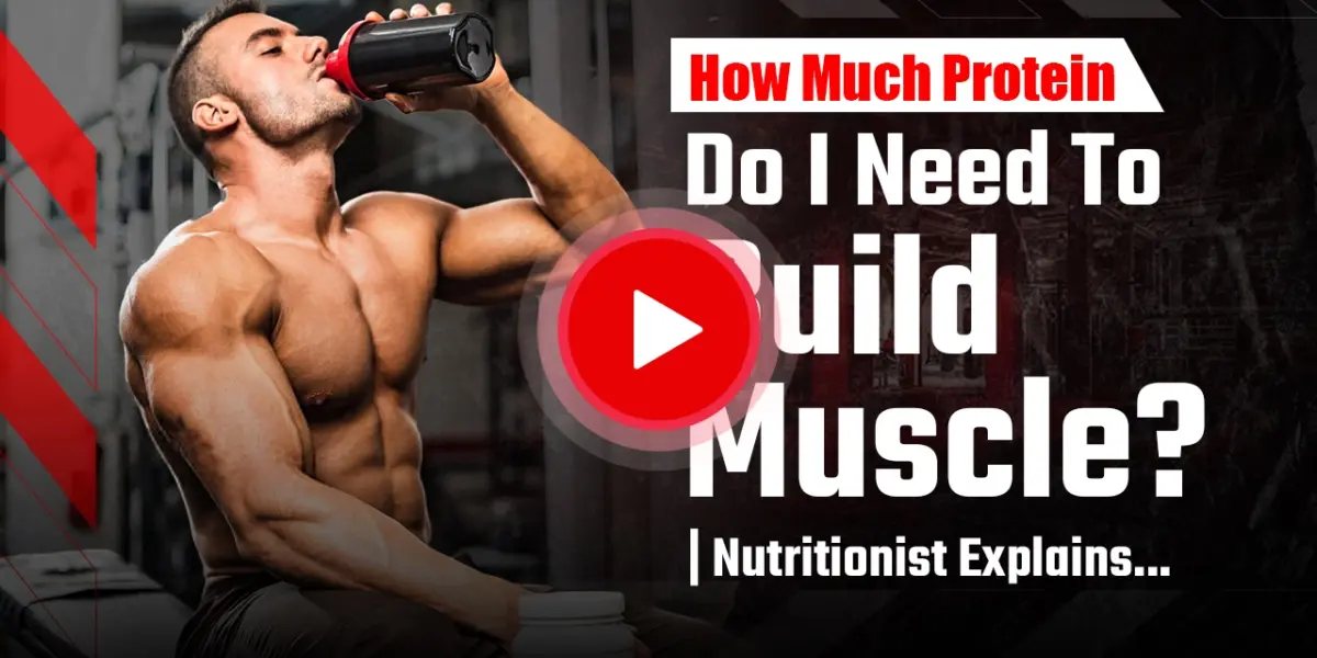 Nutritionist explaining how much protein you need to build muscle based on body weight and training intensity