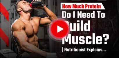 Nutritionist explaining how much protein you need to build muscle based on body weight and training intensity