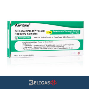 GHK-Cu BPC-157 TB-500, 5 mg (1 complete cycle: 15 mg total)