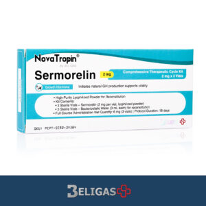Sermorelin, 2 mg (1 complete cycle: 6 mg total)