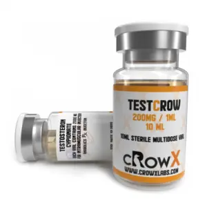TESTCROW 200 mg/10 ml Vial (Testosterone Cypionate) - Image 1